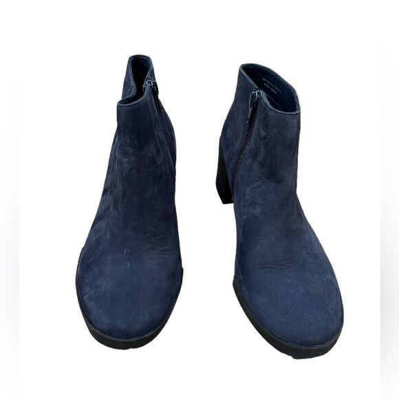 Camper | Lotta Ankle Boots Navy Nubuck Leather 37 - Picture 4 of 9